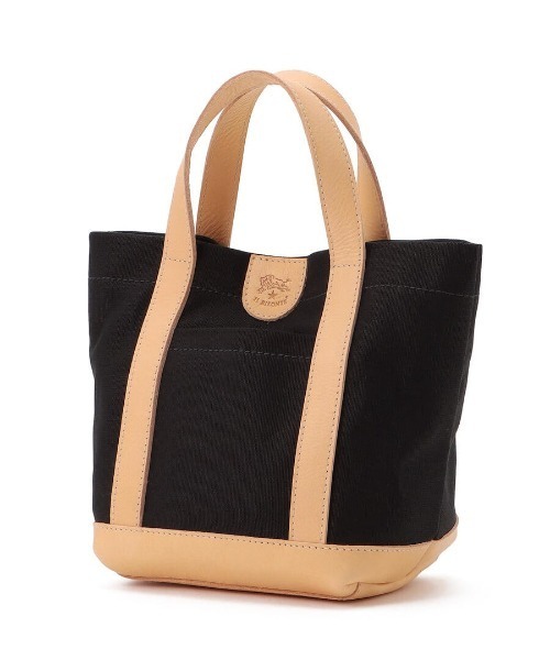 IL BISONTE（イルビゾンテ）の「ILBISONTE / CANVAS x LEATHER / TOTEBAG（トートバッグ・レディース・ブラック系その他/ブラック/ブラックミックス/その他2・FREE）」の8枚目の写真