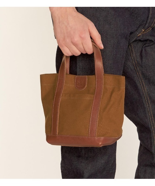 IL BISONTE（イルビゾンテ）の「ILBISONTE / CANVAS x LEATHER / TOTEBAG（トートバッグ・レディース・ブラック系その他/ブラック/ブラックミックス/その他2・FREE）」の15枚目の写真