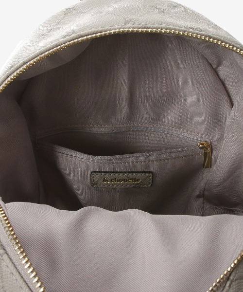 & chouette(アンドシュエット)の「モノグラム リュック(バックパック/リュック・レディース・グレイッシュベージュ/ダークブラウン・FREE)」の20枚目の写真