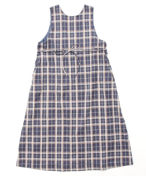 POU DOU DOU（プードゥドゥ）の「2wayフレアジャンスカ（ワンピース・レディース・グレー/ダークブルー・3）」の3枚目の写真