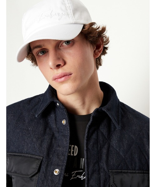 ARMANI EXCHANGE(アルマーニエクスチェンジ)の「【A|X アルマーニ エクスチェンジ】ロゴ パネルキャップ(キャップ・メンズ・ホワイト/ブラック・FREE)」の10枚目の写真