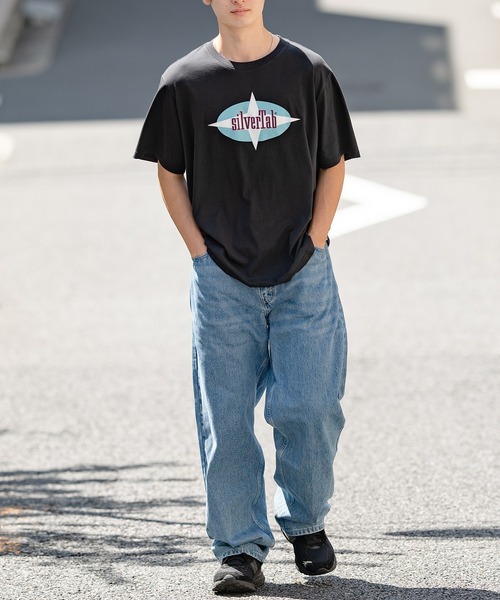 Levi's(リーバイス)の「Levi's/リーバイス SILVERTAB リラックスフィット Tシャツ STAR ブラック(Tシャツ/カットソー・メンズ・マルチ・M/XL/L/S)」の11枚目の写真