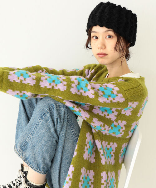 BEAMS BOY(ビームスボーイ)の「BEAMS BOY / ローゲージ ヘアバンド(ハット・レディース・グレー/ブラック/ホワイト・ONE SIZE)」の5枚目の写真