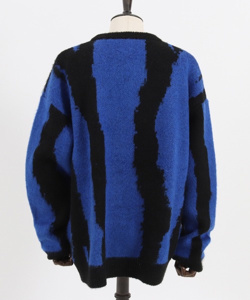セール】mcg3094- mohair mixed cardigan zebra カーディガン