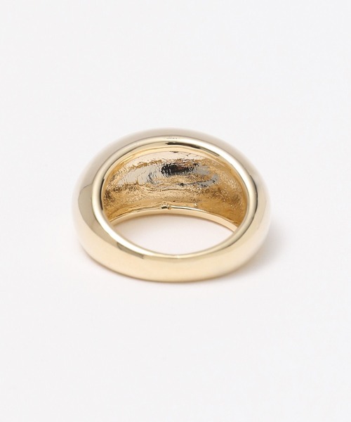 A part by（アパートバイ）の「チャンキーリングＬ　163442（リング・レディース・シルバー/ゴールド・FREE）」の10枚目の写真