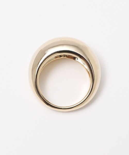 A part by（アパートバイ）の「チャンキーリングＬ　163442（リング・レディース・シルバー/ゴールド・FREE）」の11枚目の写真