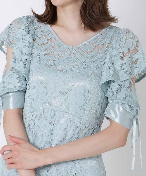 AND COUTURE（アンドクチュール）の「コードレース袖ラッフル