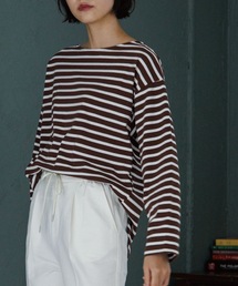 THE SHOP TK （ザ ショップ ティーケー ）の「◆【S～Lサイズ展開】裾ラウンドバスクTシャツ（Tシャツ/カットソー）」