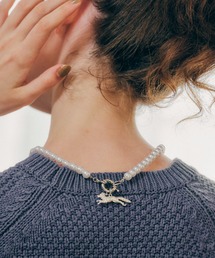 AMERICAN HOLIC | パールBIGチャームネックレス(FOX)(ネックレス)