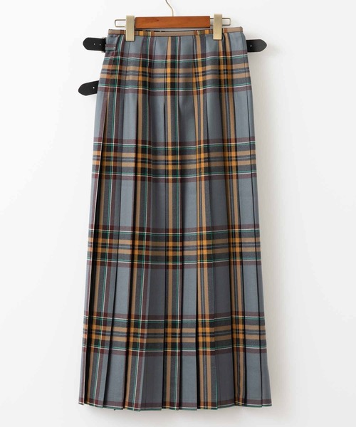 O’NEIL OF DUBLIN マキシ丈スカート 90cm Wワイドベルト O'NEIL OF DUBLIN オニールオブダブリン マキシ丈スカート