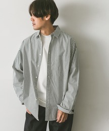 URBAN RESEARCH DOORS | 『Sサイズ/WEB限定』ライトオックスストライプレギュラーカラーシャツ(シャツ/ブラウス)