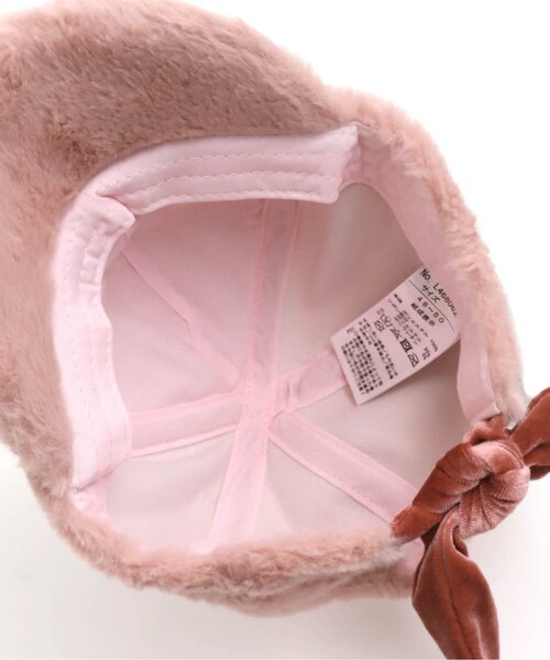 Ampersand（アンパサンド）の「リボンキャップ（キャップ・キッズ・ブラック/ブラウン/グレー/ピンク/アイボリー・50/54/58）」の13枚目の写真