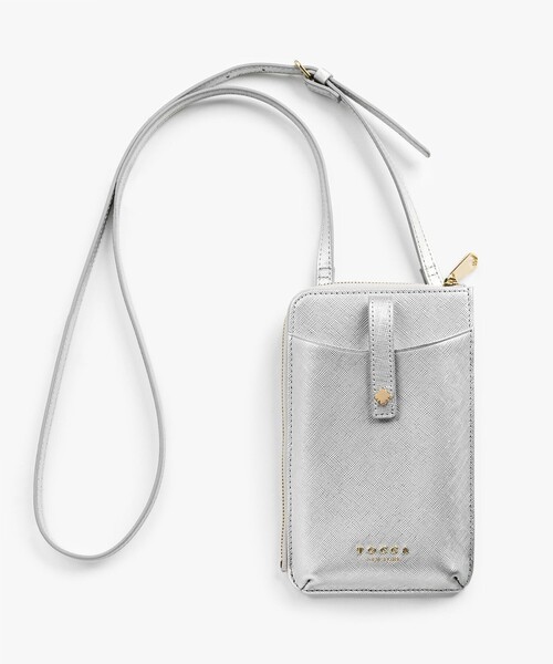 TOCCA（トッカ）の「PETALRIM MULTIBAG マルチバッグ（ショルダーバッグ・レディース・ブラック系/ライトグレー系/ブラウン系/ピンク系/ブラック系5/ライラック系/ブラウン系1/サックスブルー/グレー/ライトグレー系1/シルバー系・F）」の11枚目の写真
