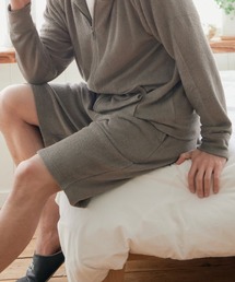 sleeping.com（スリーピングドットコム）の「オリジナルの香り付き素材 メンズ・ゆるふわダブルパイルカットソーハーフパンツ（ルームウェア/パジャマ）」