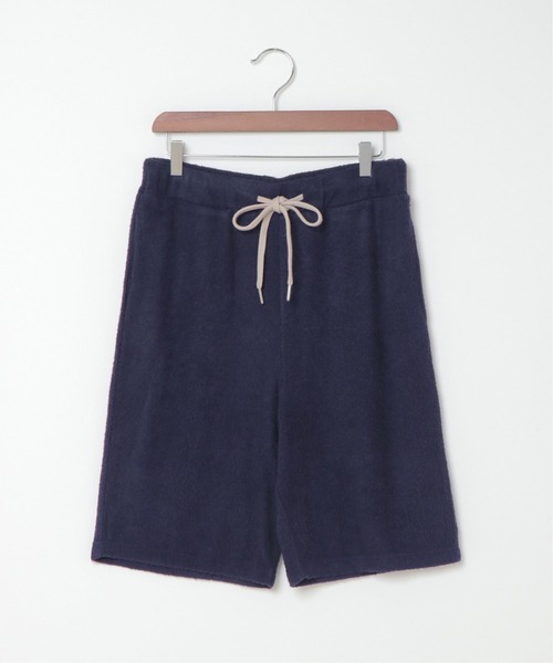 sleeping.com(スリーピングドットコム)の「オリジナルの香り付き素材 メンズ・ゆるふわダブルパイルカットソーハーフパンツ(ルームウェア/パジャマ・メンズ・オリーブ/ベージュ/ネイビー/ライトグレー/スカイブルー・フリ-)」の16枚目の写真