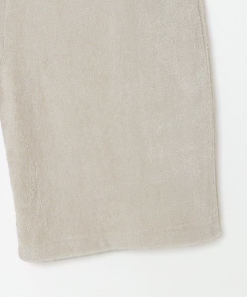 sleeping.com(スリーピングドットコム)の「オリジナルの香り付き素材 メンズ・ゆるふわダブルパイルカットソーハーフパンツ(ルームウェア/パジャマ・メンズ・オリーブ/ベージュ/ネイビー/ライトグレー/スカイブルー・フリ-)」の12枚目の写真
