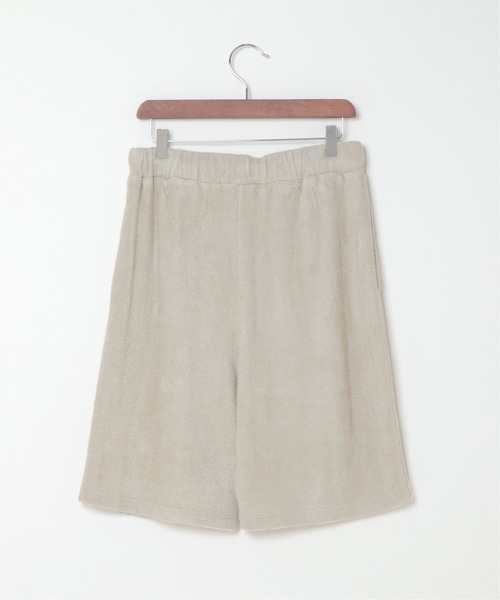 sleeping.com(スリーピングドットコム)の「オリジナルの香り付き素材 メンズ・ゆるふわダブルパイルカットソーハーフパンツ(ルームウェア/パジャマ・メンズ・オリーブ/ベージュ/ネイビー/ライトグレー/スカイブルー・フリ-)」の9枚目の写真