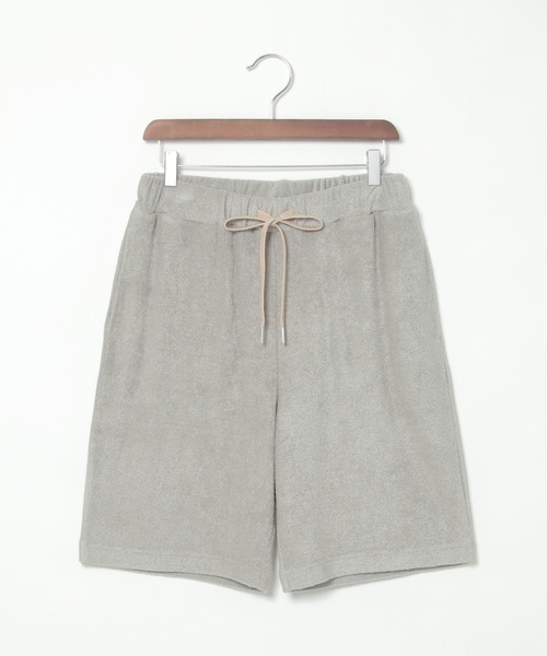 sleeping.com(スリーピングドットコム)の「オリジナルの香り付き素材 メンズ・ゆるふわダブルパイルカットソーハーフパンツ(ルームウェア/パジャマ・メンズ・オリーブ/ベージュ/ネイビー/ライトグレー/スカイブルー・フリ-)」の18枚目の写真