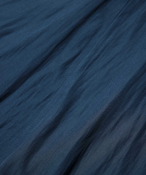 ROPE'（ロペ）の「【辺見えみりさんコラボ】OUTERSUNSET×ROPE' サテンドレス（ワンピース・レディース・ネイビー/ブルー・38/36）」の17枚目の写真