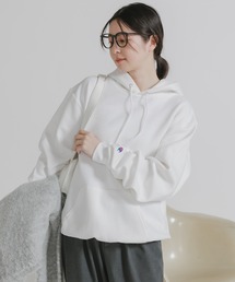 Champion | Champion/チャンピオン HOODED オーバーサイズ プルオーバーパーカー 袖ワンポイント 刺繍ロゴ フーディ(パーカー)