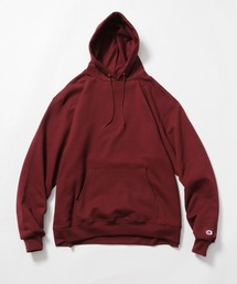 Champion（チャンピオン）の「Champion/チャンピオン HOODED オーバーサイズ プルオーバーパーカー 袖ワンポイント 刺繍ロゴ フーディ（パーカー・メンズ）」