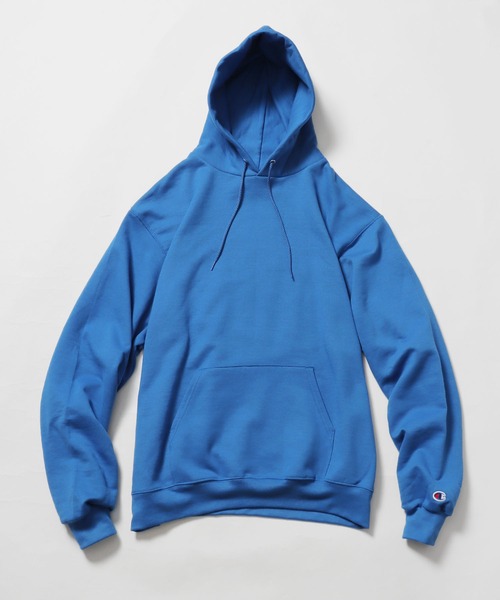 Champion(チャンピオン)の「Champion/チャンピオン HOODED オーバーサイズ プルオーバーパーカー 袖ワンポイント 刺繍ロゴ フーディ 2026年春夏(パーカー・メンズ・ホワイト/ブラック/ベージュ/パープル/ネイビー/グレー/ダークグレー/ローズ/マルーン/ロイヤルブルー/チャコール・S/M/L/XL)」の8枚目の写真
