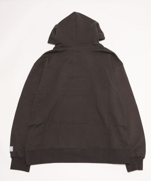 MONT KEMMEL(モンケメル)の「ST: MONT KEMMEL LOGO PRINT HOODY モンケメル ロゴパーカー(パーカー・レディース・チャコールグレー/オレンジ・36/40/38)」の3枚目の写真