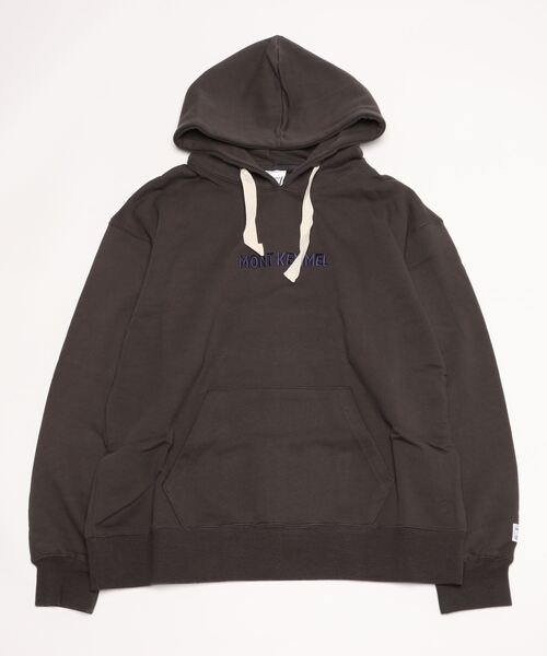MONT KEMMEL(モンケメル)の「ST: MONT KEMMEL LOGO PRINT HOODY モンケメル ロゴパーカー(パーカー・レディース・チャコールグレー/オレンジ・36/40/38)」の10枚目の写真