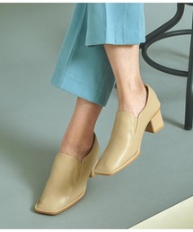 Settimissimo | ステッチデザインスクエアートゥシューズ(パンプス)