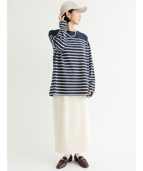 Lugnoncure（ルノンキュール）の「コーデュロイスカート【セットアップ可】（スカート・レディース・オフホワイト/モカ/チャコール・ﾌﾘ-）」の12枚目の写真