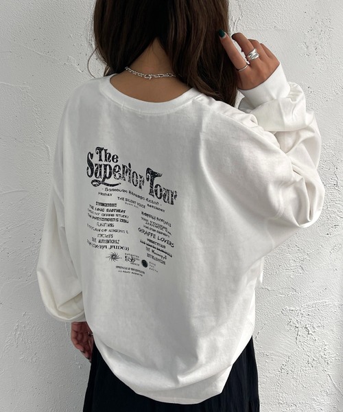 apres jour mignon(アプレジュールミニョン)の「アソートロックロンT【ZOZOTOWN限定アイテム】(Tシャツ/カットソー・レディース・オフホワイト/その他/オートミール/ホワイト系その他/ブラック系その他/スミクロ/ホワイト系その他2・X-LARGE/フリー)」の18枚目の写真