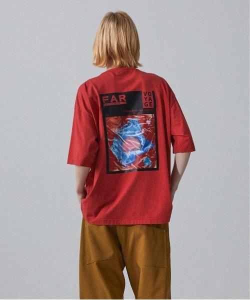 Iroquois(イロコイ)の「VOYAGE T(Tシャツ/カットソー・メンズ・ブラック/レッド系その他/ホワイト・1/3/2)」の14枚目の写真