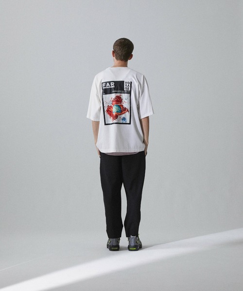 Iroquois(イロコイ)の「VOYAGE T(Tシャツ/カットソー・メンズ・ブラック/レッド系その他/ホワイト・1/3/2)」の8枚目の写真