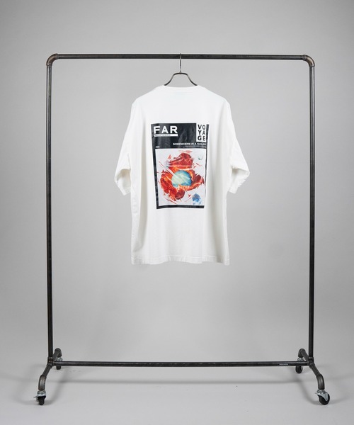 Iroquois(イロコイ)の「VOYAGE T(Tシャツ/カットソー・メンズ・ブラック/レッド系その他/ホワイト・1/3/2)」の21枚目の写真