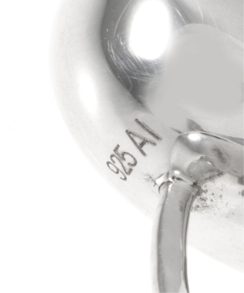 ANNIKA INEZ(アニカイネズ)の「《追加》【Annika Inez / アニカ イネズ】HART HOOPS LRG:ピアス(両耳)(ピアス(両耳用)・レディース・シルバー・FREE)」の8枚目の写真