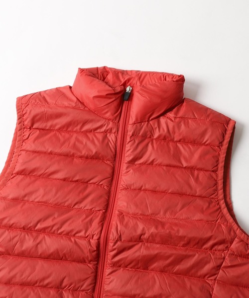 ZIP FIVE（ジップファイブ）の「【lootbox】  キルト発熱中綿カラーダウンスタンドベスト（ダウンベスト・レディース・ライム/ベージュ/パープル/カーキ/ネイビー/ブルー/レッド/グレー/ブラック・X-LARGE/LARGE/MEDIUM）」の12枚目の写真