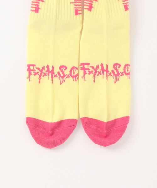 SAMURAI CORE(サムライコア)の「【8】【it】【SAMURAI CORE】初期衝動宣言SOX(ソックス/靴下・メンズ・ホワイト/イエロー/ブラック・FREE)」の4枚目の写真