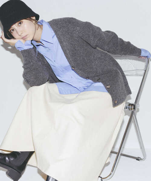 N.（N. Natural Beauty Basic）（エヌエヌナチュラルビューティーベーシック）の「【横田ひかるさん着用】バスクラウンドハット（ハット・レディース・ホワイト/ブラック・FREE）」の9枚目の写真