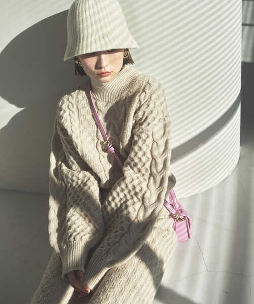 N.（N. Natural Beauty Basic）（エヌエヌナチュラルビューティーベーシック）の「【横田ひかるさん着用】バスクラウンドハット（ハット・レディース・ホワイト/ブラック・FREE）」の11枚目の写真