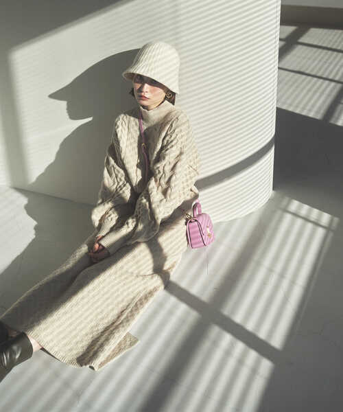 N.（N. Natural Beauty Basic）（エヌエヌナチュラルビューティーベーシック）の「【横田ひかるさん着用】バスクラウンドハット（ハット・レディース・ホワイト/ブラック・FREE）」の13枚目の写真