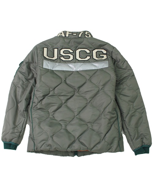 AVIREX(アヴィレックス)の「【WEB&DEPOT限定】USCG PADDING JACKET / USCG パディング ジャケット / AVIREX / アヴィレックス(ブルゾン・メンズ・ライトブルー/ブラック/セージグリーン/その他10/ブルー系その他3・MEDIUM/LARGE/X-LARGE/XX-LARGE/XXL(10))」の14枚目の写真