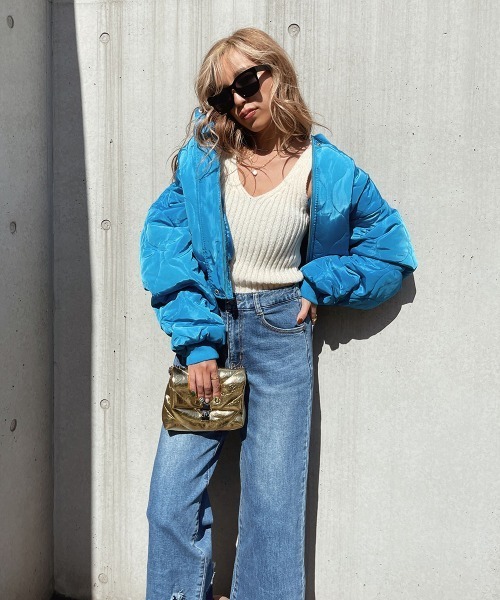 esutoreja（エストレジャ）の「２wayクロップニットセット（ニット/セーター・レディース・アイボリー/ブラウン・FREE）」の12枚目の写真