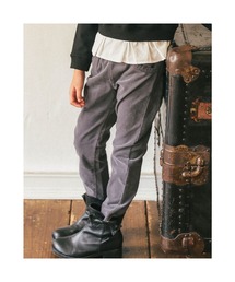 BeBe（ベベ）の「BeBe/リブレスコールリボンレース刺繍スリムパンツ(90~150cm)（その他パンツ・キッズ）」