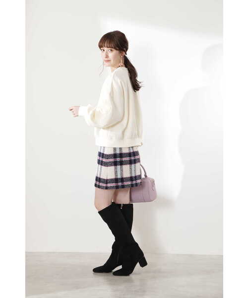 JILL STUART（ジルスチュアート）の「◆ジョエルカットソー（スウェット・レディース・ホワイト/ブラウン・FREE）」の12枚目の写真