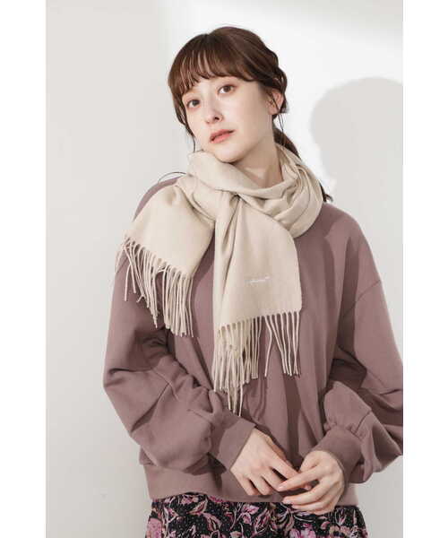 JILL STUART（ジルスチュアート）の「◆ジョエルカットソー（スウェット・レディース・ホワイト/ブラウン・FREE）」の7枚目の写真