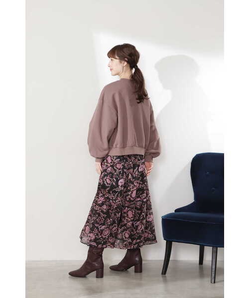 JILL STUART（ジルスチュアート）の「◆ジョエルカットソー（スウェット・レディース・ホワイト/ブラウン・FREE）」の15枚目の写真