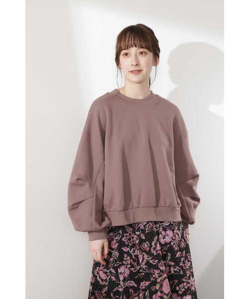 JILL STUART（ジルスチュアート）の「◆ジョエルカットソー（スウェット・レディース・ホワイト/ブラウン・FREE）」の17枚目の写真