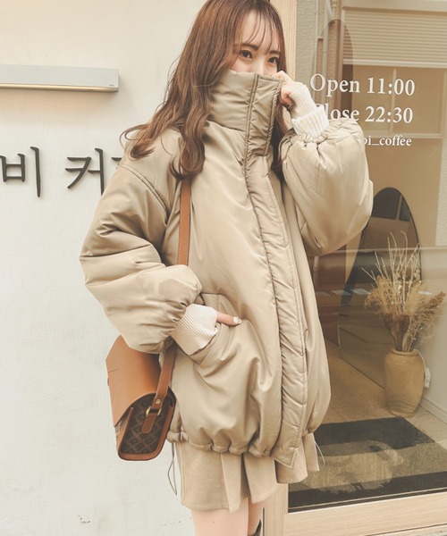 セール】中綿ビッグジャケット／WEB/EC限定商品（ダウンジャケット