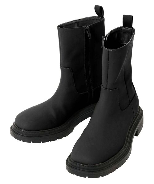 Ungrid トラックソールブーツ Ungrid（アングリッド）の「トラックソールミドル丈ブーツ（ブーツ