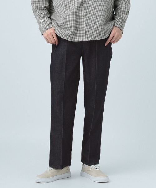 BAYFLOW（ベイフロー）の「ストレッチデニム スラックス 23SS（デニムパンツ・メンズ・ネイビー/ライトブルー・MEDIUM/LARGE）」の19枚目の写真